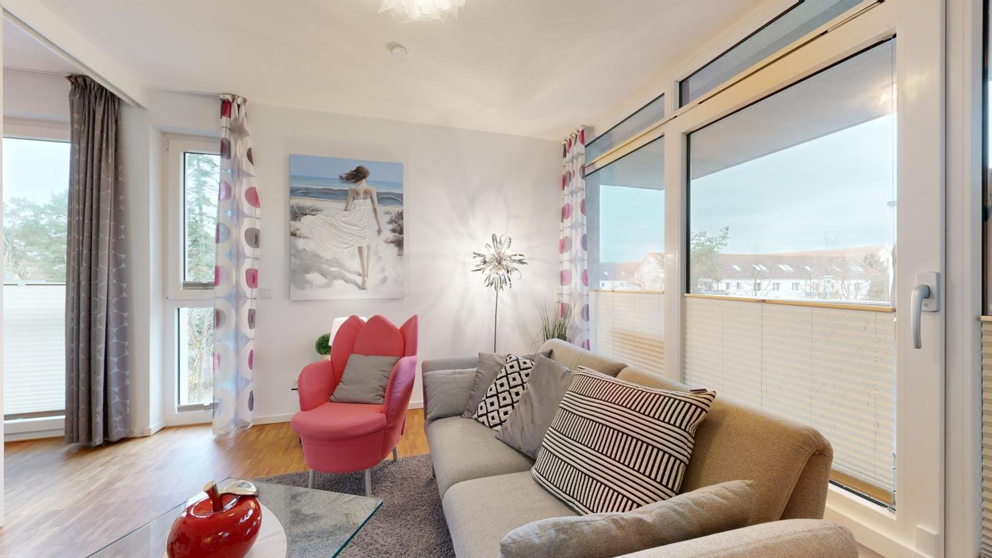 Duenenresort In Binz, Strandnahe Und Moderne Fewos Mit Balkon, Teilweise Mit Meerblick, Zewnętrze zdjęcie